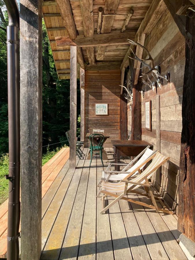 Charmante Gaestewohnung In Altem Bauernhaus In Alpiner Alleinlage Stanz Im Murztal Eksteriør bilde